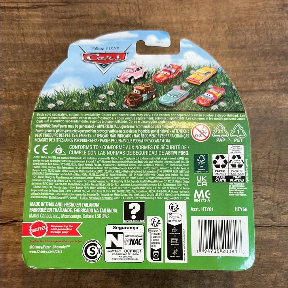 Mattel Disney Pixar Cars Lightning McQueen as Easter Buggy Toy Car - New in box - Picture 3 of 3